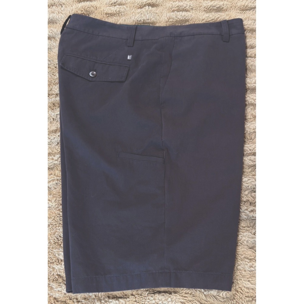 Linksoul John Ashworth Golf Shorts Size 38 Brown Performance Stretch 10.5 Inseam